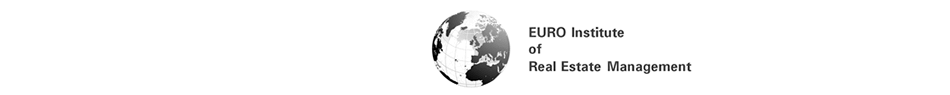 Logo of EURO Institute of Real Estate Management; back to homepage
